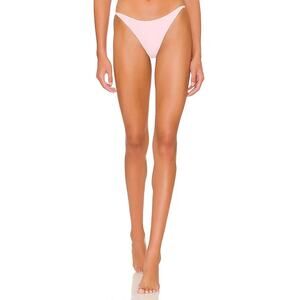 Superdown Arianna Bikini Bottom Pink Small NEW